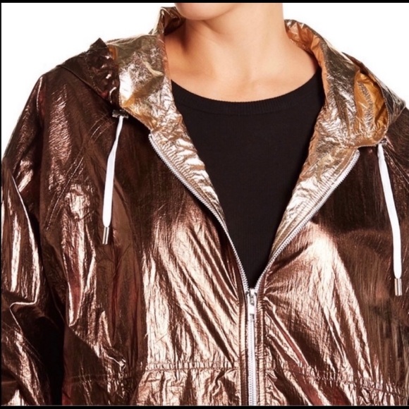 BLANK NYC Metallic Reversible Windbreaker - Picture 2 of 6